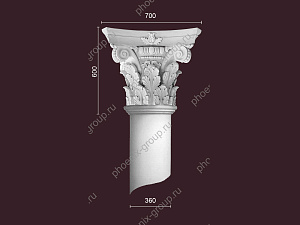 Колонна 14 - декор из гипса