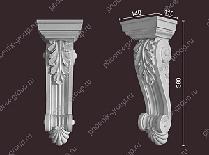 Кронштейн 16 - декор из гипса