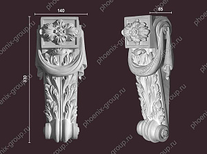 Кронштейн 15 - декор из гипса