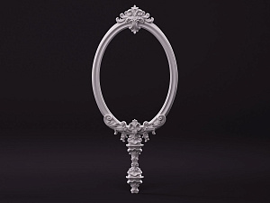 Волшебное зеркало - декор из гипса